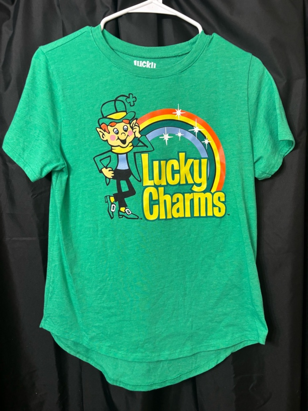 Lucky Charms Green Graphic Tee - Women's Short Sleeve